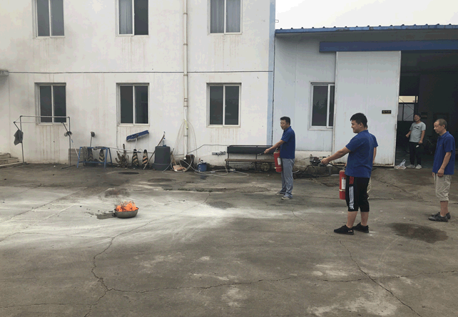 丹普公司開展消防安全演練活動